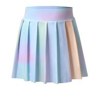 Bezioner Falda de Tenis para Niñas Faldas Plisada de Golf Uniforme Escolar con Interior Shorts y 2 Bolsillos Azul XL(10-12 años, 130-150 cm)