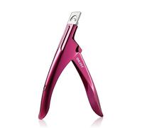 BEZOX Cortaúñas para uñas acrílicas, uñas artificiales de gel falso, a prueba de óxido, afiladas, profesional, para manicura y pedicura