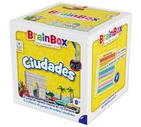 Bezzerwizzer Studio BrainBox Ciudades, Juego de Cartas, A Partir de 8 Años, A Partir de 1 Jugador, 10 Minutos por Partida, Español