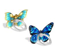 BF2JK Soporte para anillo de dedo con forma de mariposa para tel fono m vil con rotaci n de 360 grados