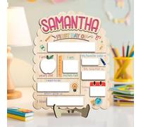BFBZYME Personalizado Primer Día Y Último Día De La Escuela Tabla De Madera, Personalizado 1° Día De La Escuela Signo Regalo, Guardería Preescolar Recuerdo Regalos(Style 6)