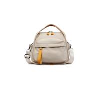 BFDSGWQ Bolso bandolera informal de nailon para mujer, Bolso de hombro ligero e impermeable, Bolso de viaje con múltiples bolsillos (Khaki,One Size)