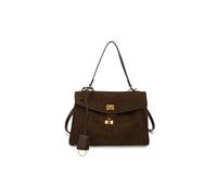 BFDSGWQ Bolso Tote de Ante para Mujer, Bolso de Hombro Holgado de Ante, Bolso con Asa Superior, Bolso Bandolera Grande Marrón (Coffee,Large)