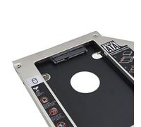 Bfenown Adaptador universal de 12,7 mm SATA a SATA 2nd SSD/HDD Caddy - Caja de bahía óptica para portátiles Dell, HP, Lenovo, Acer, ASUS y más