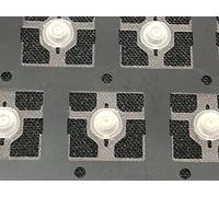 Bfenown Reemplazo Keycap Números Letras Símbolos Plástico Transparente Copa 2 unids para MacBook Pro A1425 A1502 A1398 para MacBook Air A1369 A1466 A1370 A1465 Teclado