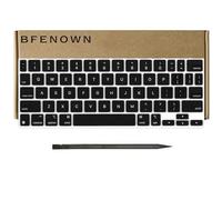 Bfenown Teclas de repuesto QWERTY US para iPad Pro de 11 pulgadas (1ª, 2ª, 3ª, 4ª generación) y iPad Air (4ª, 5ª generación y M2) Magic Keyboard A2261 (negro)