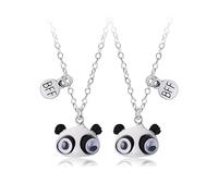 BFF Collares para 2, Mejor Amigo Panda Colgantes Collares, Niños Collar de la Amistad, Best Friends Collar, Regalos de Joyería de Amistad de San Valentín para Niñas Niños Amigos Madre Hermanas