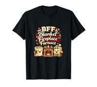 BFF Manta Chimenea Horno HVAC Termostato Humor Camiseta