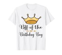 BFF of The Birthday Boy Matching Boys Girls Kids Camiseta
