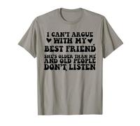 BFF Sarcastic Old People Don’t Listen Best Friend Matching Camiseta