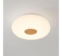 BFFGKGL Luz de Techo de Dormitorio de Grano de Madera nórdica Lámpara de Techo de Isla de Cocina Redonda de Estilo Retro japonés Creatividad Moderna Crema Viento Luz Colgante de balcón Blanco lechoso