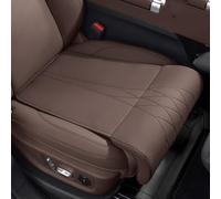 BFJXZA Cojín Reposapiés Coche para Kia EV6 / EV6 GT / EV6 GT Line/Forte Extensión del Asiento Perforada y Transpirable, Soporte Acolchado Muslo y Mayor Confort en Ruta Brown A