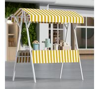 Bflcttbd Expositor para vendedores Ambulante Quiosco Comercial de 60 cm de Ancho, toldo Plegable for Exteriores, Carrito Promocional for Flores de 200 cm de Alto.(51.2x23.6x78.7in(130x60x200cm))