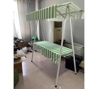 Bflcttbd Expositor para vendedores Ambulante Quiosco Comercial de 60 cm de Ancho, toldo Plegable for Exteriores, Carrito Promocional for Flores de 200 cm de Alto.(110x60x200 cm(43.3x23.6x78.7 in))