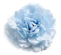 BFLCWSTD Flores de Tela Flores Artificiales de 14 cm, peonías, Flores Falsas for decoración Bodas, Ramo Seda, Tocado for Mujer(Grey)