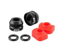 BFLKY 2 válvulas de neumático de vacío para bicicleta, tuerca de bloqueo de tuerca, válvulas de tubo interior para bicicletas, tuercas con anillos de sellado, accesorios para bicicletas de carretera