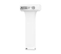 BFLKY Correa de reloj de 20 mm, reloj de enfermera, cómoda banda para parteras, médicos, salud, correa de silicona a la moda