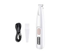 BFLKY Recortadora LED para patas de mascotas, para perros, gatos, de bajo ruido, con cabeza ancha