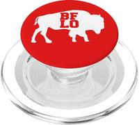 BFLO Graphic Buffalo New York Versión Blanca PopSockets PopGrip para MagSafe