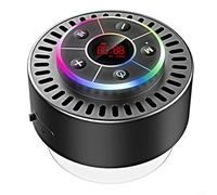 BFNDSSEOU Altavoces de Ducha Bluetooth Altavoces de Ducha Altavoz de Ducha Bluetooth Resistente al Agua IPX7 con Radio FM y Pantalla LED, Color Negro, 86 x 86 x 54 mm