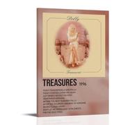 BFQMBKJUQ Dolly Parton Treasures - Póster decorativo a prueba de humedad, resistente a la decoloración, resistente a la decoloración, impermeable, decoración del hogar, tienda, 50 x 75 cm, estilo