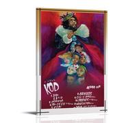 BFQMBKJUQ J Cole Kod - Póster decorativo de pintura a prueba de humedad, resistente a la decoloración, regalos artísticos impermeables, decoración del hogar, tienda, 50 x 75 cm, estilo marco
