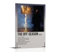 BFQMBKJUQ J Cole The Off-Season - Póster decorativo a prueba de humedad, resistente a la decoloración, resistente a la decoloración, impermeable, decoración del hogar, tienda, 40 x 60 cm, estilo marco