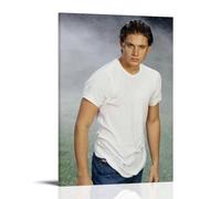 BFQMBKJUQ Jensen Ackles - Póster decorativo a prueba de humedad, resistente a la decoloración, resistente a la decoloración, impermeable, decoración del hogar, tienda, 30 x 45 cm, estilo de marco 13