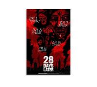 BFQMBKJUQ John Murphy 28 Days Later Poster Art Decorativo Pintura Regalos A Prueba de Humedad Resistente a la Descoloración Arte Regalos Impermeable Fouling Home Store Decoración 20x30cm Sin