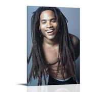 BFQMBKJUQ Lenny Kravitz - Póster decorativo de pintura a prueba de humedad, resistente a la decoloración, resistente al agua, para decoración del hogar, tienda, 40 x 60 cm, estilo de marco 42