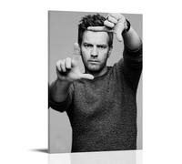 BFQMBKJUQ Póster decorativo de Ewan McGregor, a prueba de humedad, resistente a la decoloración, resistente a la decoloración, impermeable, decoración del hogar, tienda, 40 x 60 cm, estilo marco