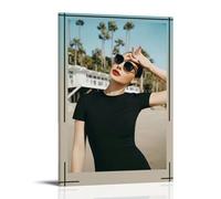 BFQMBKJUQ Póster decorativo de Gal Gadot, a prueba de humedad, resistente a la decoloración, resistente al agua, para decoración del hogar, tienda, 50 x 75 cm, estilo marco