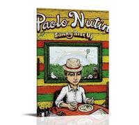 BFQMBKJUQ Póster decorativo de Paolo Nutini Sunny Side Up, a prueba de humedad, resistente a la decoloración, resistente al agua, para decoración del hogar, tienda, 30 x 45 cm, estilo marco