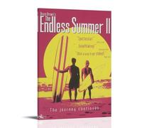 BFQMBKJUQ Póster decorativo de The Endless Summer, a prueba de humedad, resistente a la decoloración, resistente a la decoloración, impermeable, decoración del hogar, tienda, 50 x 75 cm, estilo marco