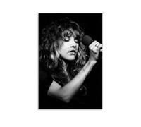 BFQMBKJUQ Stevie Nicks - Póster decorativo de pintura a prueba de humedad, resistente a la decoloración, resistente al agua, decoración del hogar, tienda, 30 x 45 cm, estilo sin marco