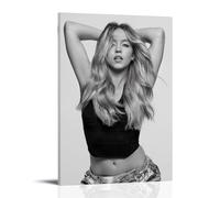 BFQMBKJUQ Sydney Sweeney - Póster decorativo de pintura a prueba de humedad, resistente a la decoloración, resistente al agua, decoración del hogar, tienda, 30 x 45 cm, estilo marco