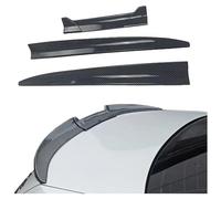 BFRDGE Coche Alerón Trasero para Audi A4 B8 2008-2013, Techo Trasero Spoiler Maletero Antiarañazos Accesorios Coche,B Carbon Fiber Look