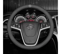 BFRDGE Coche Funda de Volante para Opel Grandland X 2017-2020, Cubierta de Volantede Coche Protector de Volante Automóvil Accesorios para Volante,A