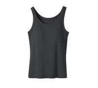BFSWL Camiseta sin mangas para mujer con sujetador integrado, sin mangas, cuello redondo, camisola de verano, camiseta elástica y ajustada, elegante, monocolor, deporte, yoga, cami, camisetas básicas