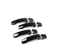 BFSXLOPQ Auto Manija puerta Exterior Para Land Para Rover LR2 2008-2010 Para Range Para Sport Discovery LR3 Freelander 2 Manija Puerta Exterior Negra Brillante Embellecedor Tracción