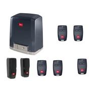 BFT DEIMOS KIT (DEIMOS AC A600 motor con unidad de control integrada + 5 X RCB02 transmisores + DESME A15 par de fotocélulas) para el accionamiento de puertas correderas de hasta 600 kg