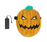BFYDOAA Máscaras de Calabaza de Halloween Light Up Scary Jack o Lantern Mask para Disfraces de Cosplay Festival Fiesta de Carnaval, Niños Hombres Mujeres