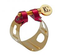 BG Alto Saxophone/Bb Clarinet Duo Ligature 24K Gold Plated