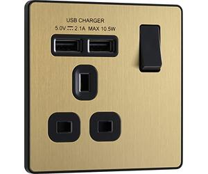 BG Electrical Evolve - Enchufe para afeitadora de doble voltaje, 115/240 V