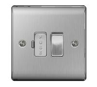 BG Electrical NBS50 Nexus - Unidad de conexión fusionada con Interruptor de 13 A DP (Metal)