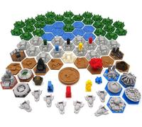 BG Expansions - Pack Completo Premium para Terraforming Mars y Expansiones Colonias, Venus Next y Conflictos | 87 Piezas 3D | Losetas Detalladas, Tokens y Naves Espaciales a Todo Color