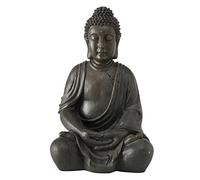BG Figura de Buda Sentado Aprox. 50cm Alto Resina Dhunana-Mudra Feng Shui