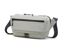 BG FUTURE AESTHETICS Bolsa de hombro impermeable para hombre, ahorra espacio, ligera, diaria, viajes, deportes al aire libre, gris