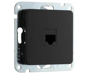 BG Oxford Enchufe de Ordenador RJ145 sin Marco, Negro