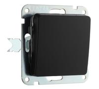 BG Oxford Interruptor de Timbre, sin Marco, Terminal de Tornillo, 10AX, Negro
